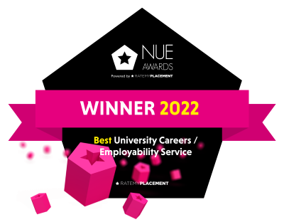 NUE best undergraduate careers service 2022 logo