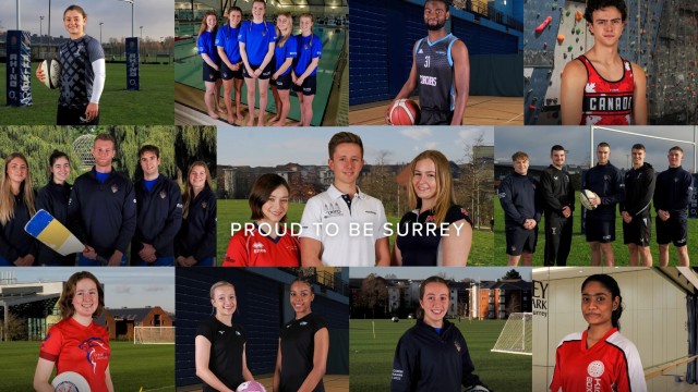 Team Surrey sports stars