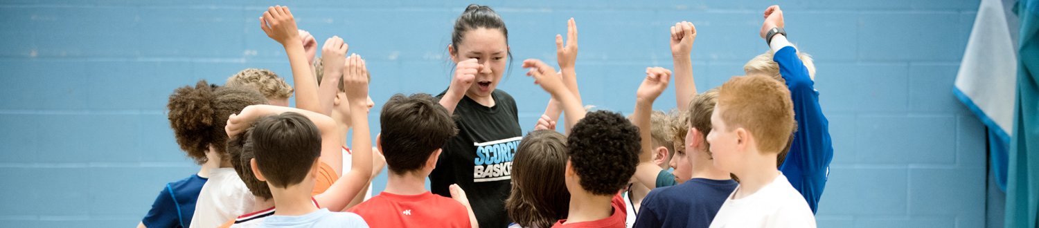 The Surrey Scorchers engaging with young kids