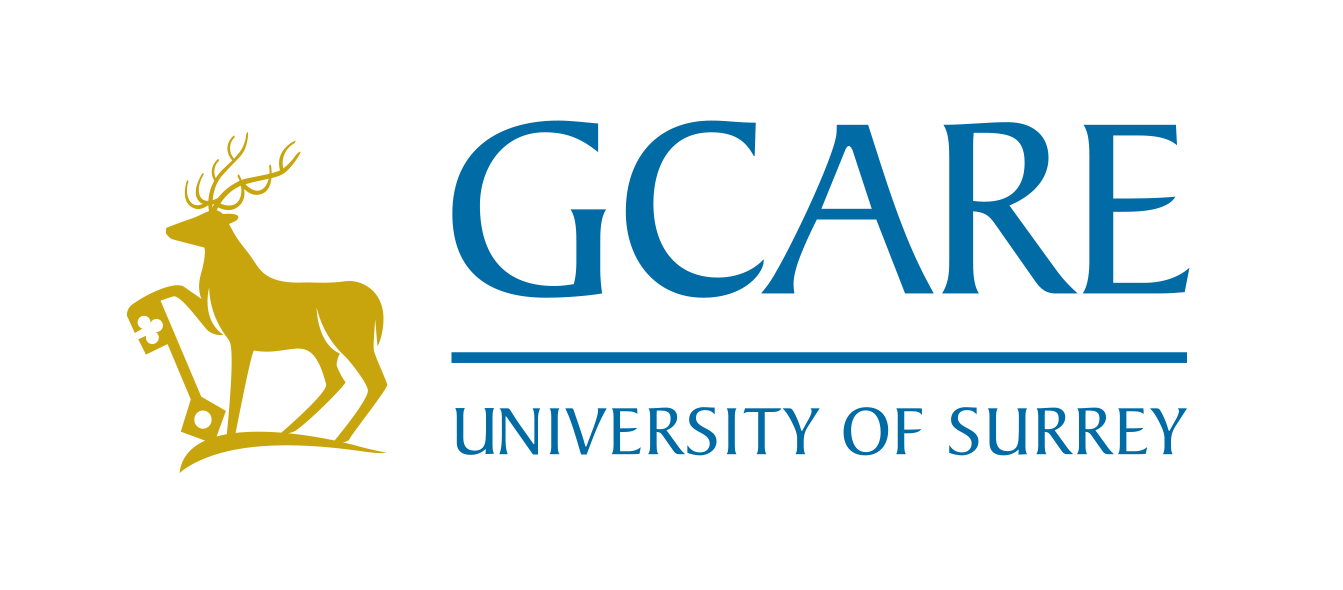Blue GCARE logo