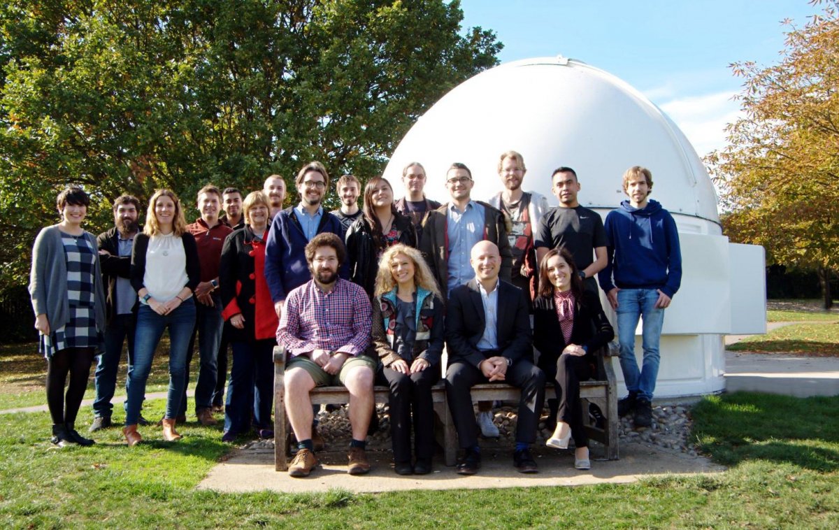 Surrey astrophysics group photo 07/10/2018