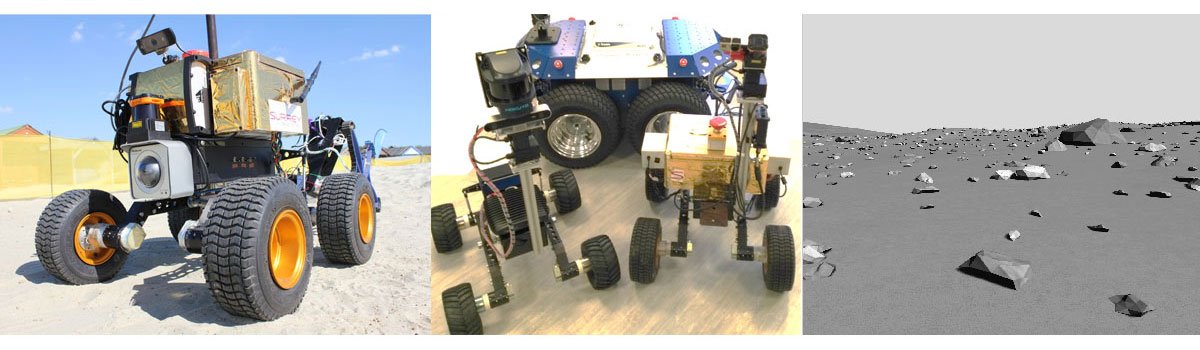 Surface robots in various locations