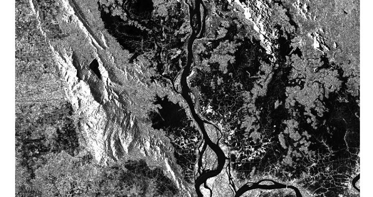 Black and white rock imagery