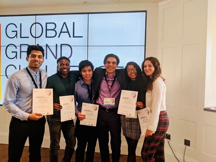 Image of the GGCS winning team.