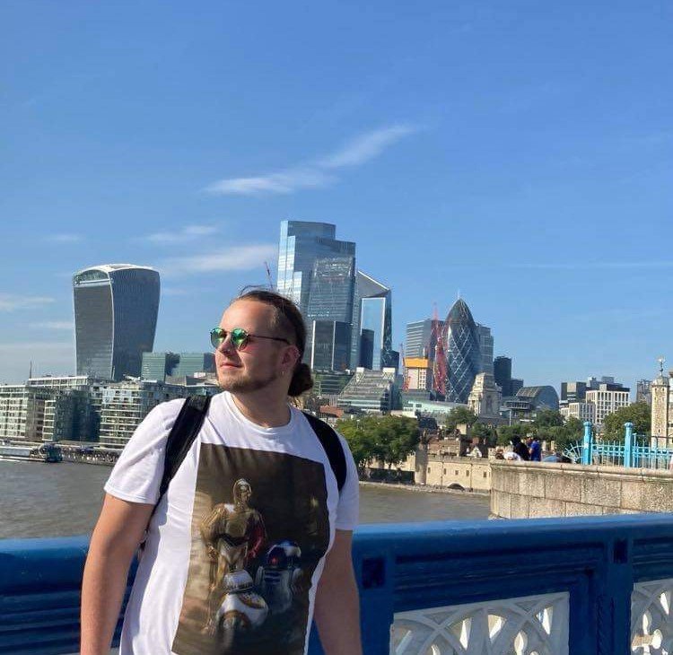 Creative Music Technology student Tautvydas Kuliešius in London