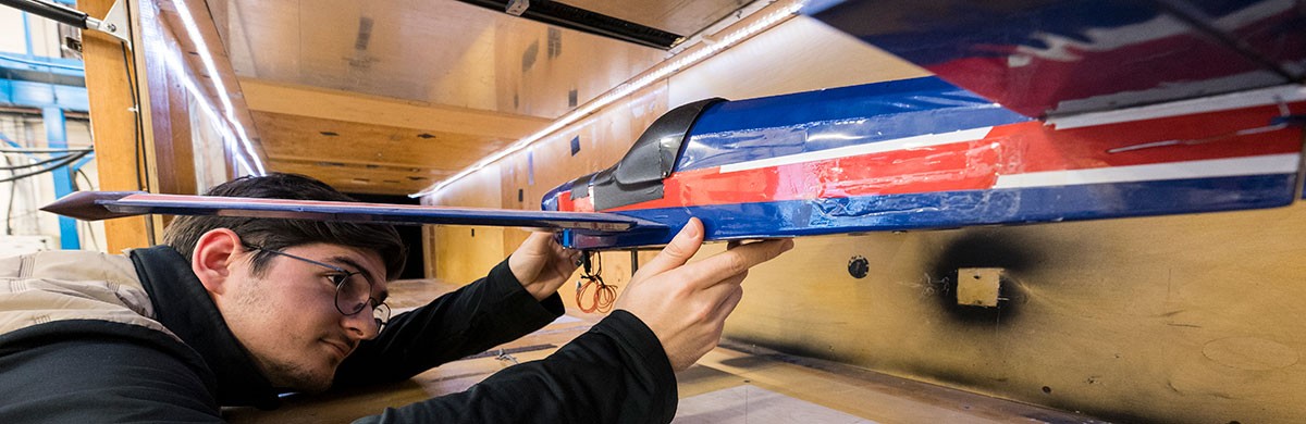 Student using A tunnel