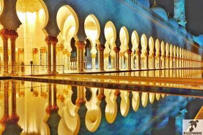 Sheik Zayed Grand Mosque in Abu Dhabi