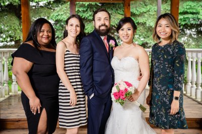 Melody Lau at her wedding