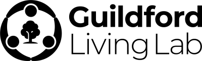 Guildford Living Lab logo in black