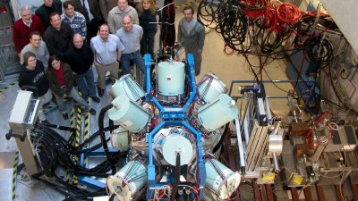 Surrey nuclear physicists at RISING collaboration