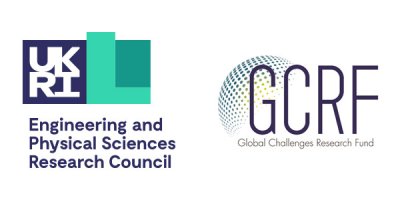 UKRI Engineering and Physical Science Research Council (EPSRC) and Global Challenges Research Fund (GCRF) logos