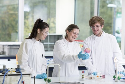 Microbiology students 