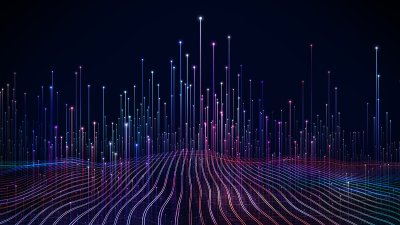 Abstract image of data