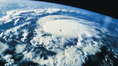 Hurricane from space