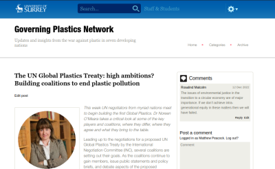 Blog screenshot 2022