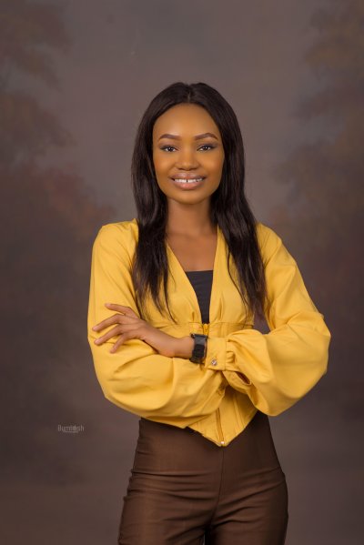 Photograph of student caller Sally Efedi