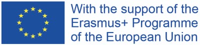 EU logo "with the support of the Erasmus+ Programme of the European Union