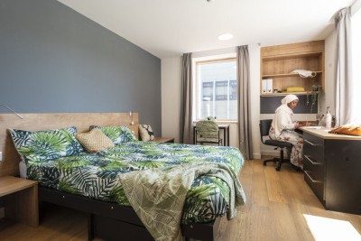 Student accommodation at Manor Park campus