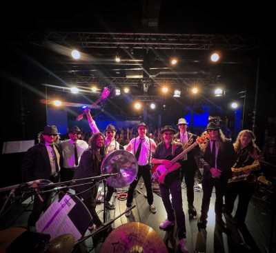 University of Surrey staff band, the SKA-MEISTERS, performing at the Tonmeister 55th anniversary event, September 2025