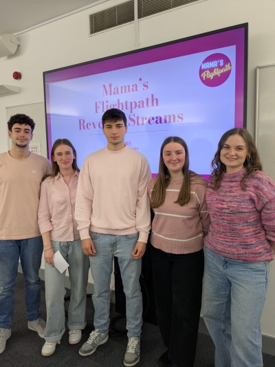 Surrey Business School students at the School's B-clinic