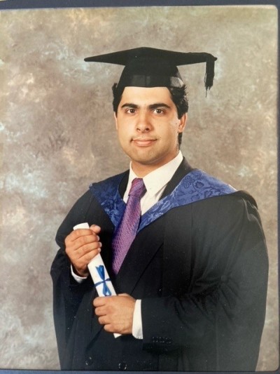 Narvir on his graduation day.