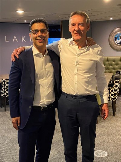 Narvir pictured with Lord O'Neill