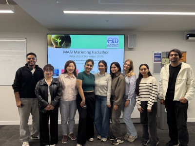 University of Marketing students at Marketing students at Marketing Analytics Hackathon held at Oxford Brookes University