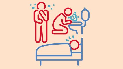 Carbon dioxide side effects illustration