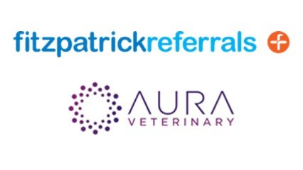 Fitzpatrick referrals and Aura Vet logos