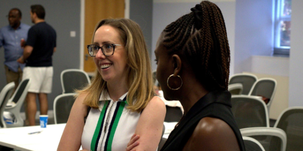MBA Surrey event women talking