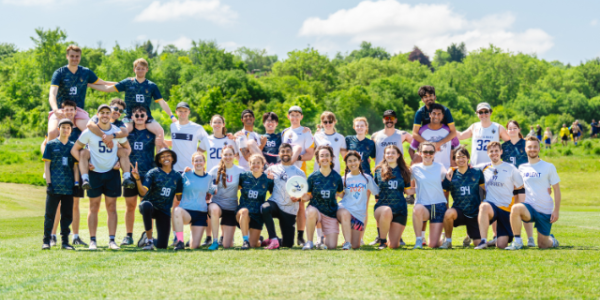 A photograph of the student and alumni GradSport Teams in 2025