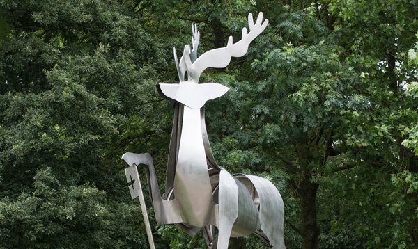 Stag statue