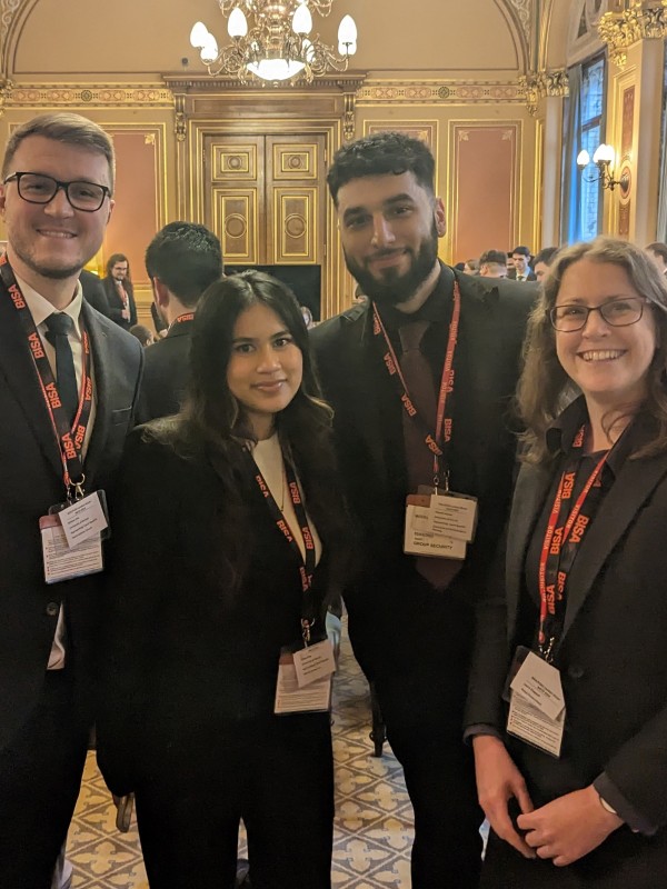 Politics team at BISA's Model NATO competition 2023