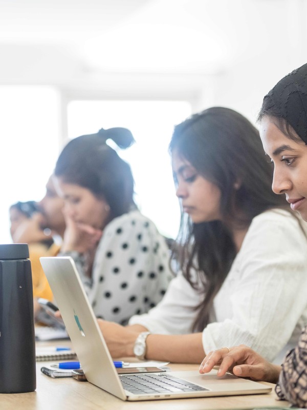 University of Surrey MBA students in class