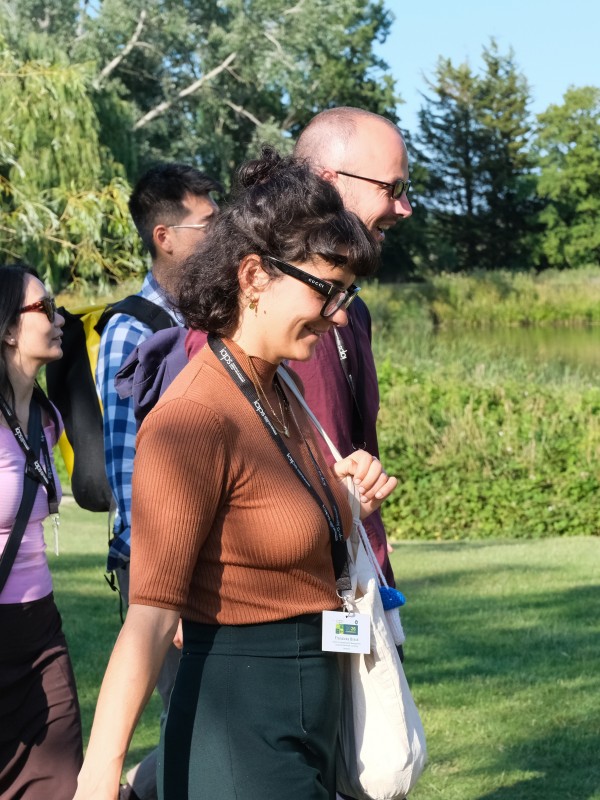 IAPS 2026 attendees on a tour of Surrey's Stag Hill campus.