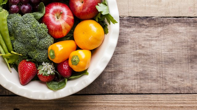 A bowl of vegetables