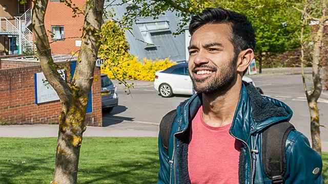 Student walking