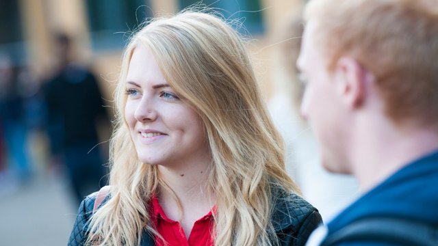 Female smiling