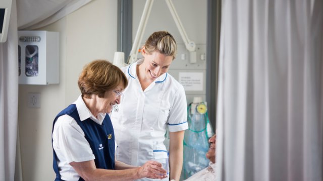 nursing student with mentor