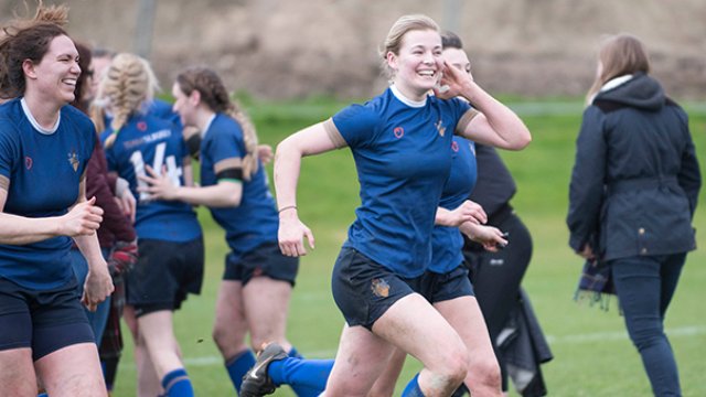 Students playing running