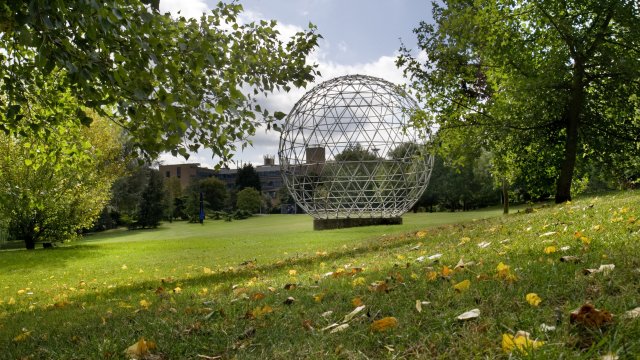 The geodesic dome at the University