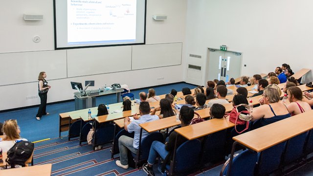 Students in a seminar