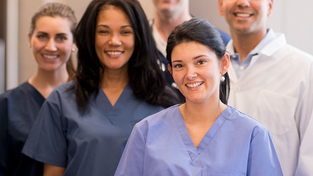 A portrait of healthcare professionals