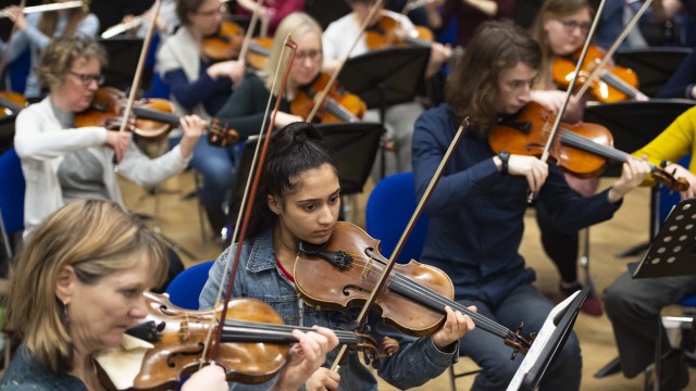 Strings at the University of Surrey Orchestra Day 