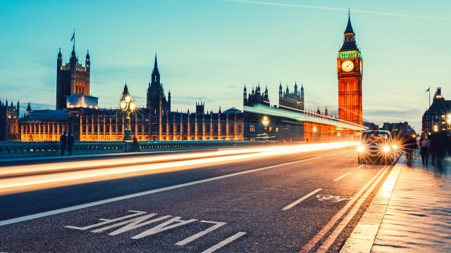 Houses of Parliament and Big Ben in London