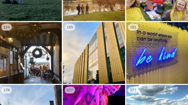 Instagram Surrey student