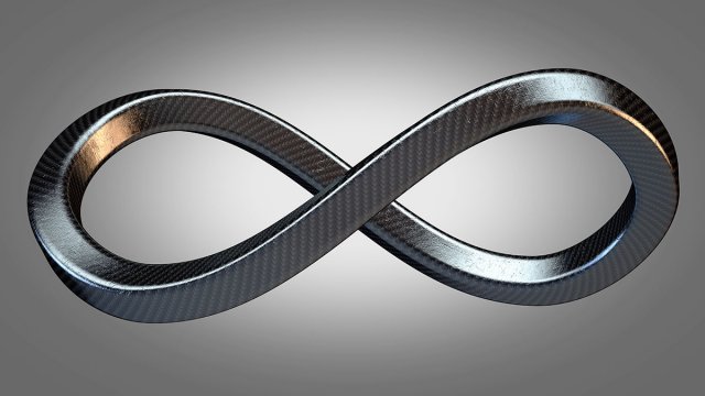 Render of the infinity symbol