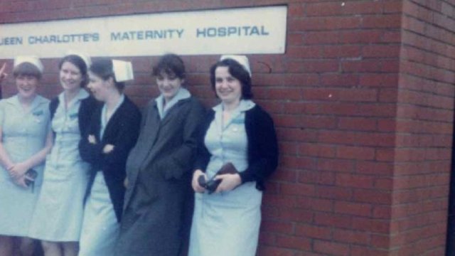 Student nurses in 1981