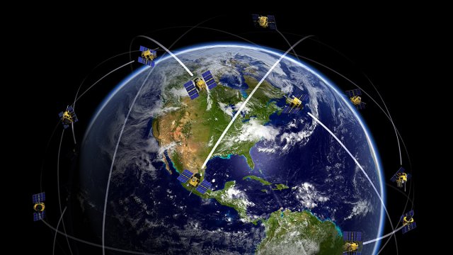 Spacecrafts in space