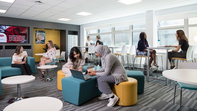 Students in common room